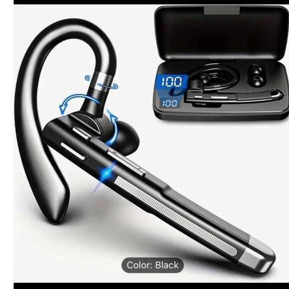 NWT ~ Wireless Headset ~ Siri ~ Mute~ Long Battery Life~ Bluetooth ~Noise Cancel - Picture 11 of 11